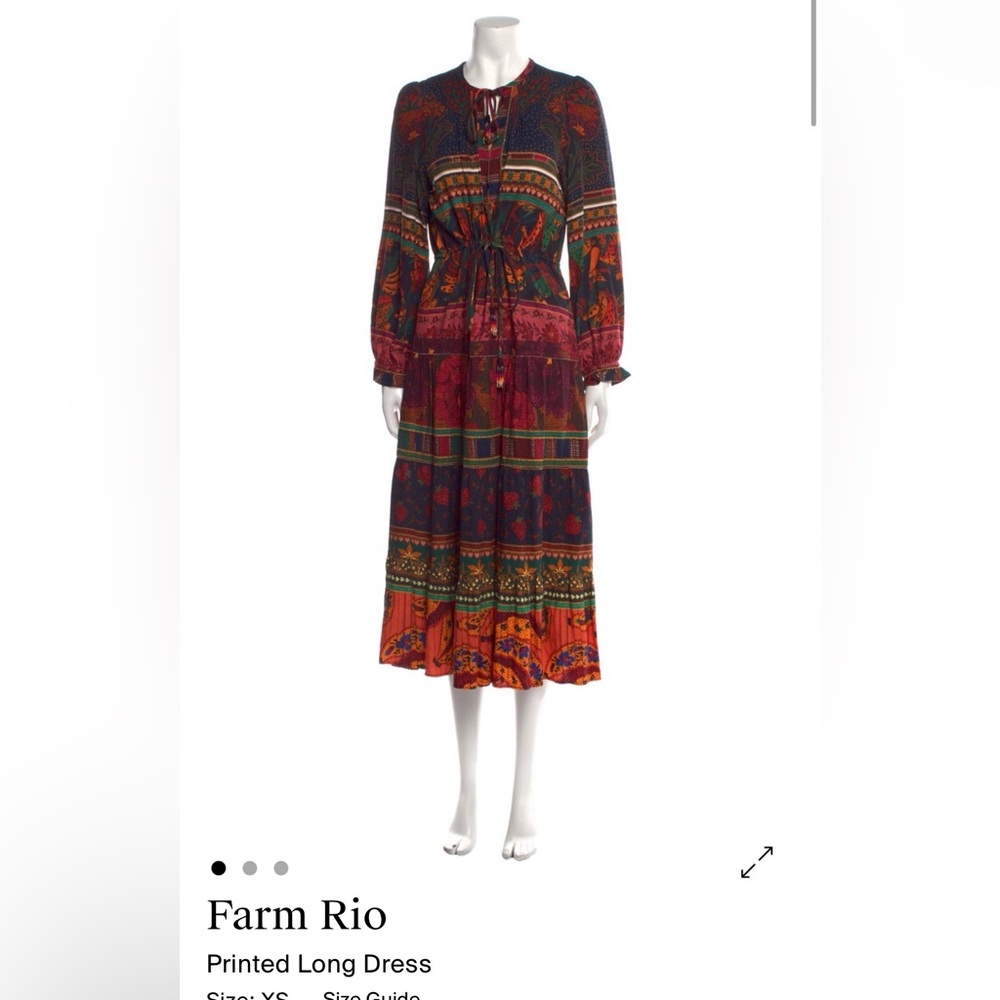 Farm Rio Multicolor Maxi Dress